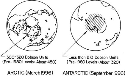 "Downward trends continue to be observed over much of the globe..." - Scientific Assessment of Ozone Depletion: 1994