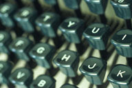Image: Typewriter keys