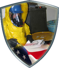 A series of photographs depicting the EPA’s Homeland Security activities, primarily from on-scene response and recovery efforts.