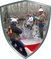 A series of photographs depicting the EPA’s Homeland Security activities, primarily from on-scene response and recovery efforts.