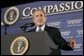 President George W. Bush delivers remarks at a White House Faith-Based and Community Initiatives Leadership Conference in Washington, D.C., Tuesday, March 1, 2005.  White House photo by Paul Morse