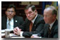  Director of the Office of Homeland Security in the East Room at the White House Oct. 8.