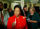 The Congresswoman hosts a an HIV testing event in Houston.