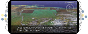 Google Earth view of Alaska's northern slope.  Image copyright Google Earth, NASA, Terrametrics and Europa Technologies