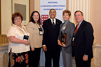 Congressman Clay with award recipients from Healthlink