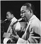 Portrait of Johnny Hodges and Al Sears