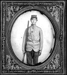 Portrait of Pvt. Walter Miles Parker, 1st Florida Cavalry, C.S.A.
