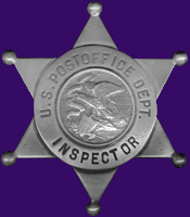 U.S. Post Office Dept. Inspector Badge