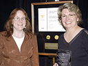 Suzanne Sears, Tulsa City-County Library (2003 recipient), and Deborah Hollens, Southern Oregon University (2004 recipient).