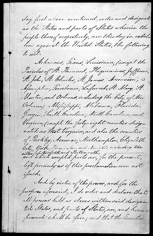 The Emancipation Proclamation (Page 3)