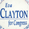 Eva Clayton Campaign Button, c. 1996