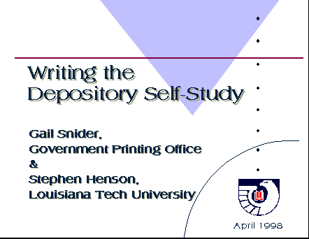 Writing the Depository Self-Study