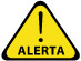 Símbolo de alerta triangular con signo de exclamación