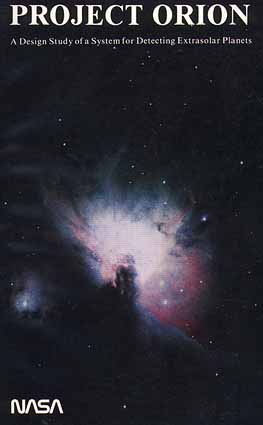 picture of the book's cover page representing the Orion nebula