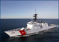 USCGC Bertholf at Sea