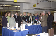 Congressional Publishing Services Superintendent Jerry Hammond provides PAS Spouses with information about the production of the Congressional Record.