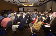 Hundreds of librarians gather in Washington, DC for Public Printer James’ address during the 2006 Depository Library Council meeting.