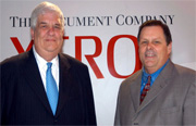 Bruce James meets with Xerox Vice President and GM Tom Wetjen