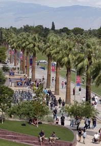 view of the U of A mall