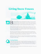 Living Snowfences