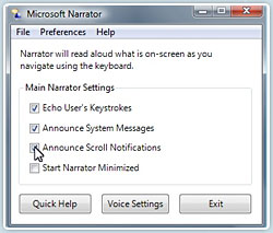 Microsoft Narrator