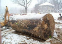 Removal of Old Storage Tank