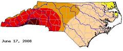 NC Drought Monitor Map