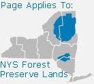 Page applies to NYS Forest Preserve Lands