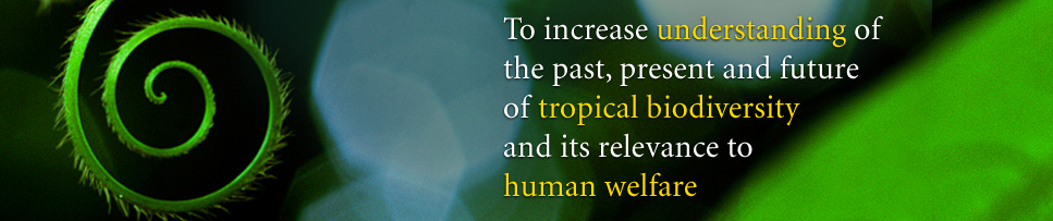 The Smithsonian Tropical Research Institute mission is to increase understanding of the past, present and future of tropical biodiversity and its relevance to human welfare.