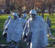 Statues from the Korean War Veterans Memorial in Washington, D.C.
