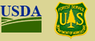USDA and FS logo's links