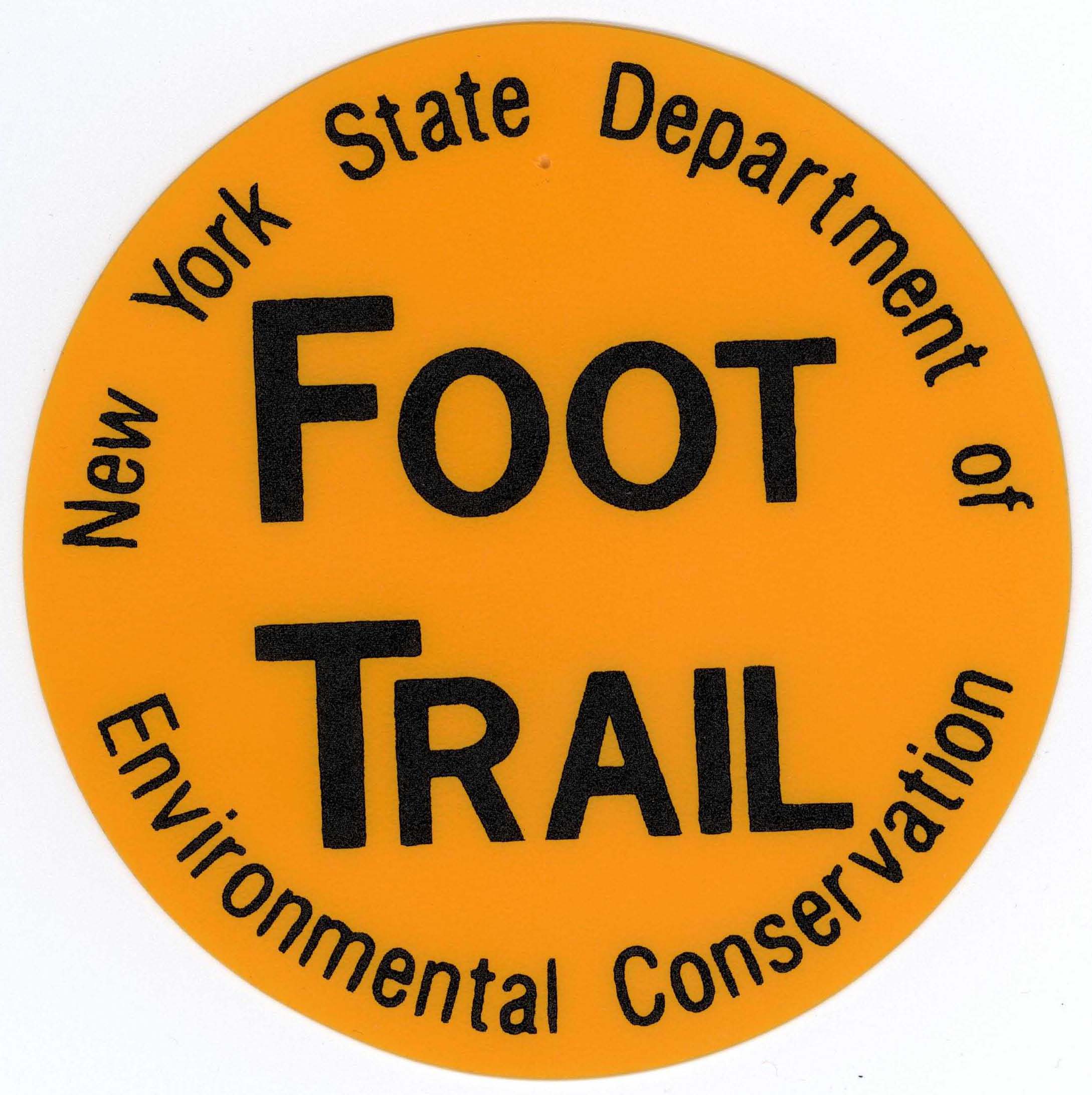 NYSDEC Foot Trail Disk