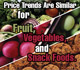 Price Trends Are Similar for Fruits, Vegetables, and Snack Foods