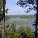 View of Au Sable River from Westgate Welcome Center (MI)