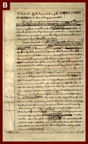 Thomas Jefferson. Rough Draft of the Declaration of Independence. June–July 1776