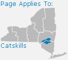 Page applies to Catskills region