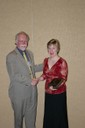 Graeme Wynn presented Gwendolyn Verhoff with the Rachel Carson Award for best dissertation, Boise conference, 2008.
