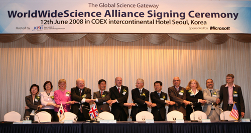 WorldWideScience Alliance Signing Ceremony, June 12, 2008