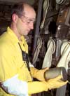 working with plutonium in a glovebox