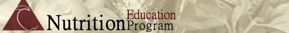 Nutrition Education Program Banner