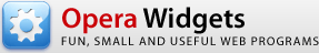 Opera Widgets, Fun, small and useful web programs