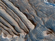 Periodic Layering in Becquerel Crater, Mars