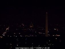 Live view of Washington, D.C., from the washingtonpost.com newsroom in Arlington, Va.