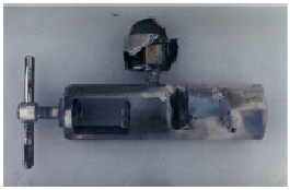 Figure 3. Remains of exploded regulator