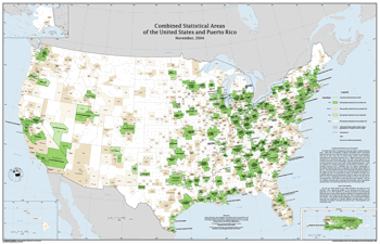 Link to a larger GIF image of the November 2004 Combined Statistical Areas of the United States and Puerto Rico.