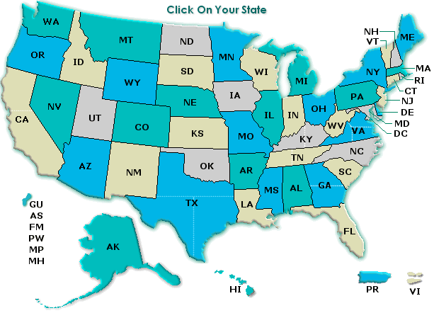 Click on your state