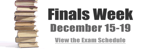 Finals Week: December 15-19. View the exam schedule at www.nsuok.edu/schedules/fall/finals.html
