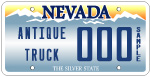 Antique Truck Plate