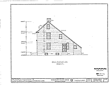 Benjamin Sturges House, drawing, east elevation