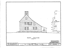 Comfort Starr House, side elevation